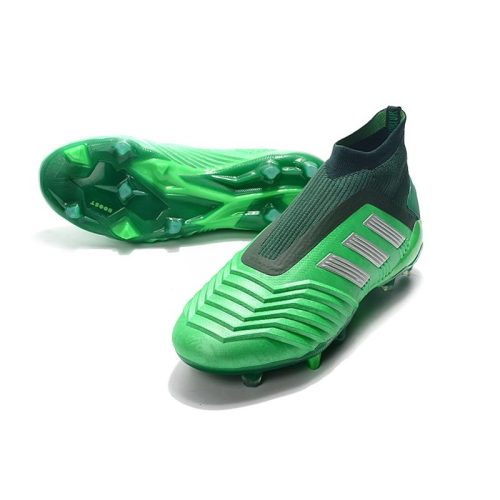 adidas Predator 19+ FG Zapatos - Verde Plata_6.jpg